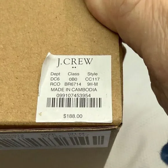 J. Crew Women's Brown Sueded Chelsea Ankle Booties 9.5 - Picture 6 of 13